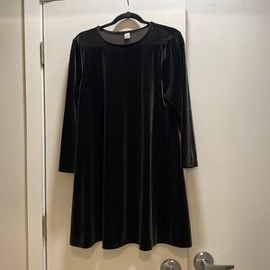 Gray Velvet Dress